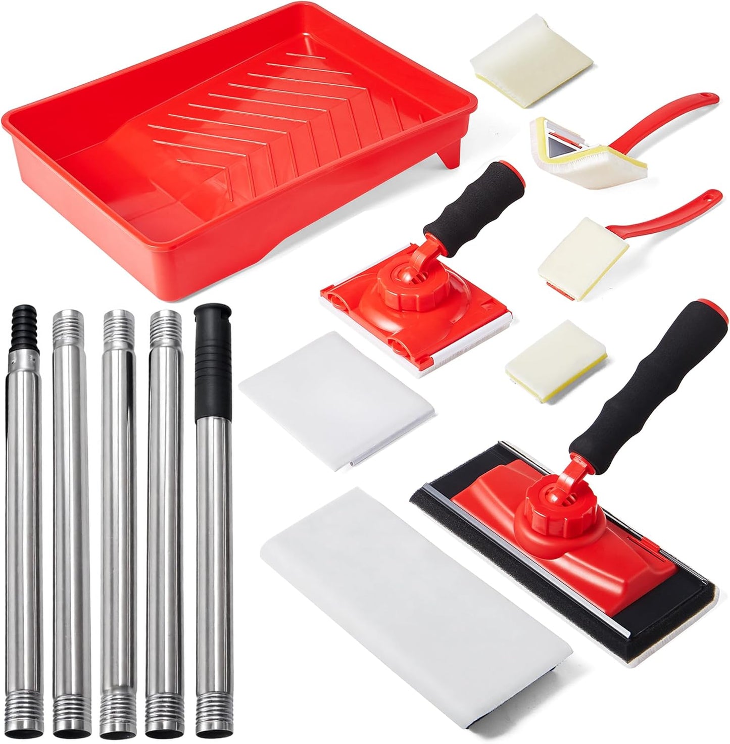 Kit 10 Pzas Bordeadora Pintura 9pulg con Extensión