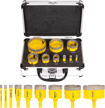 Kit sierra diamante azulejos cerámica granito 9uds