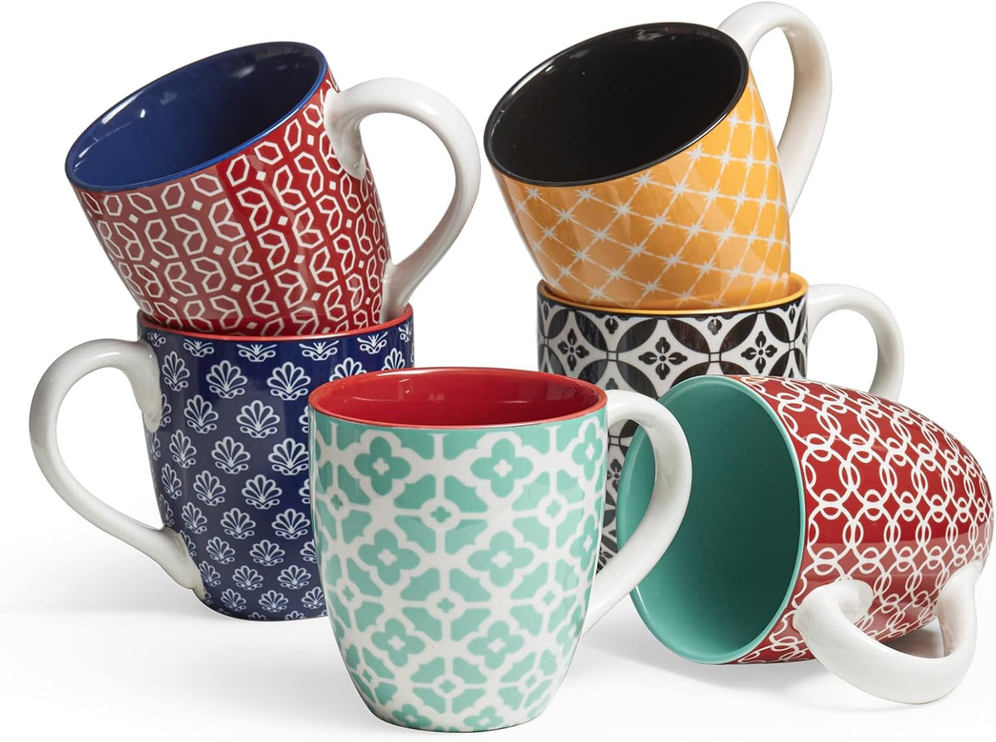 Set 4 Tazas Café 12oz y Set 6