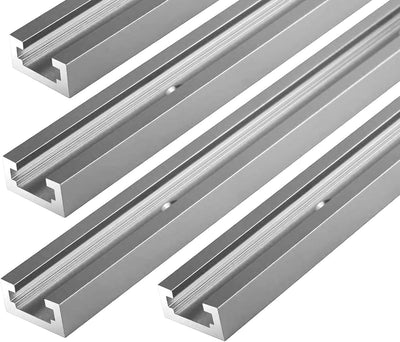 48 Pzas Pistas T 48pulg Carpintería Doble Corte Aluminio