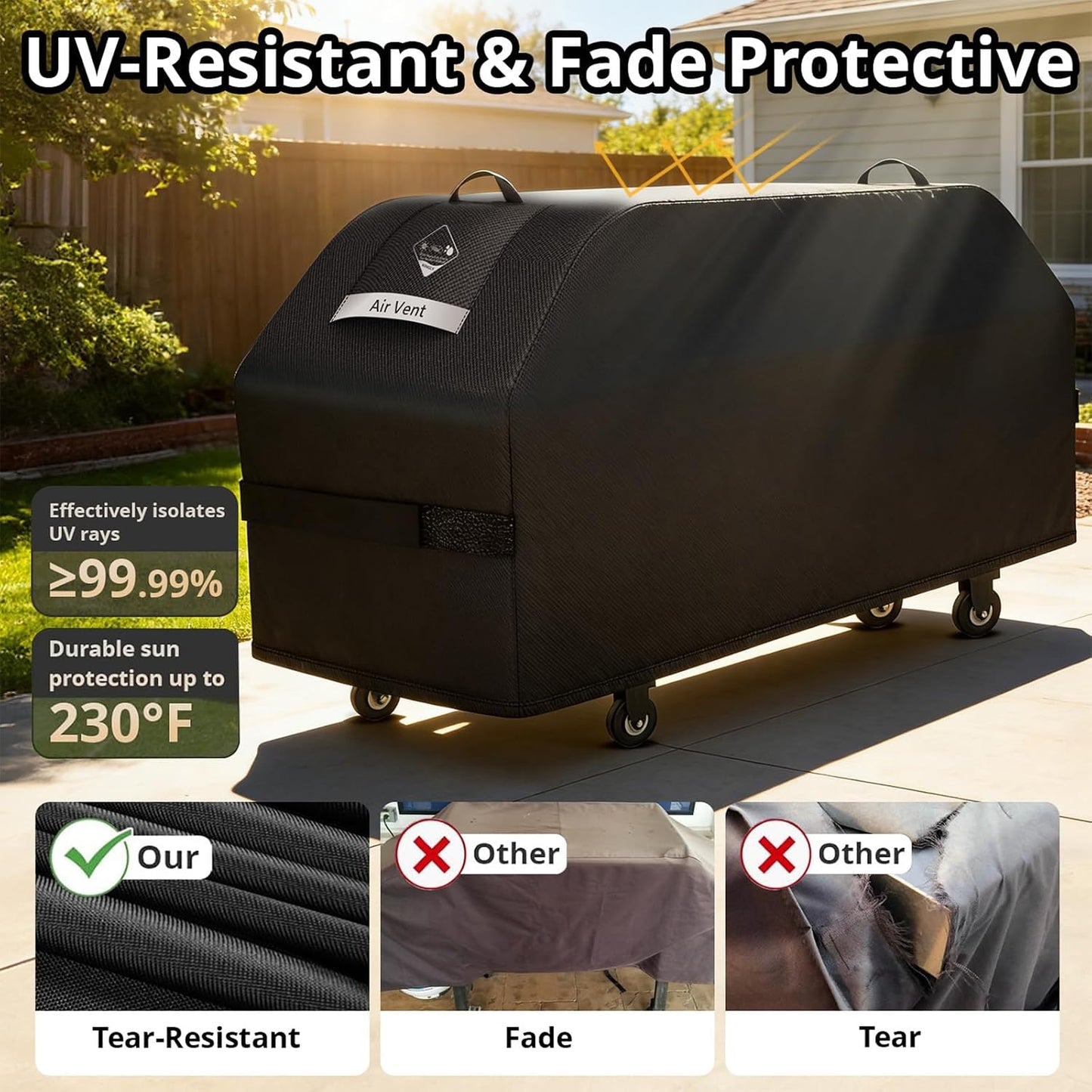 Cubierta parrilla Blackstone 36pulg impermeable UV