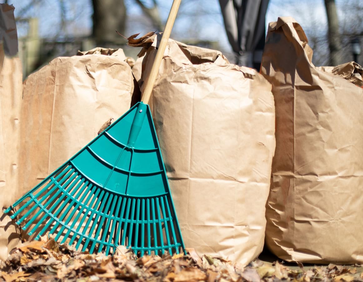 Bolsas residuos jardín 30gal papel marrón resistente 2