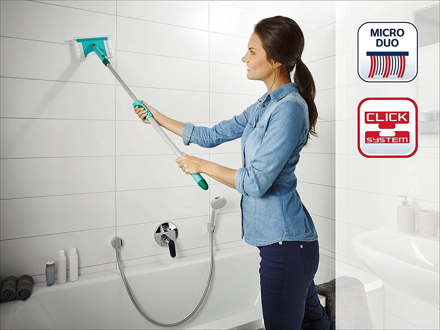 Azulejo Flexi Pad para baño y limpiaparabrisas