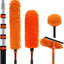 Kit plumero 26ft poste 5-20ft cepillo telaraña ventilador lavable