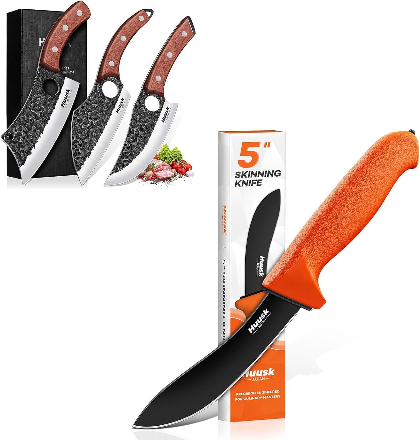 Set 3 Cuchillos Carne Desplumado