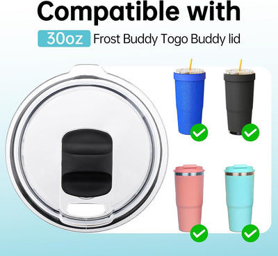 Tapas de repuesto compatibles Frost Buddy Togo Buddy 30 oz a prueba de derrames