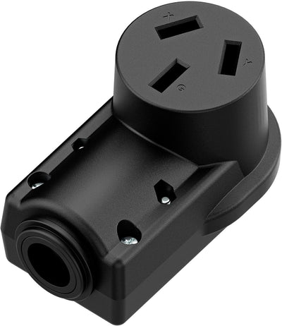 Enchufe NEMA 10-50R 50A 125/250V conector hembra negro