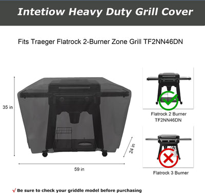 Cubierta Traeger Flatrock TF2NN46DN 26pulg 600D resistente