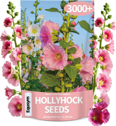 Semillas Malva Real 3000 Paq Granel Perennes Atraen Polinizadores