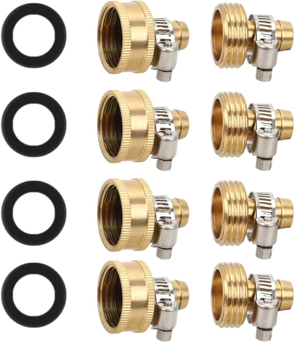 Kit reparación manguera 1/2pulg inox con extremos