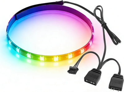 Tira magnética ARGB LED 15.7pulg para caja PC 24 LED
