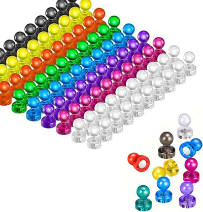 40 pines magnéticos fuertes coloridos 8 colores surtidos para pizarra blanca refrigerador