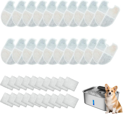 20 Filtros Fuente Agua Perro Comp FEELNEEDY FN-W13