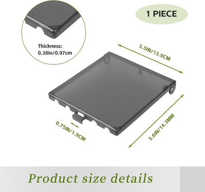 Tapa vertical transparente 2 bandas para caja eléctrica Arlington