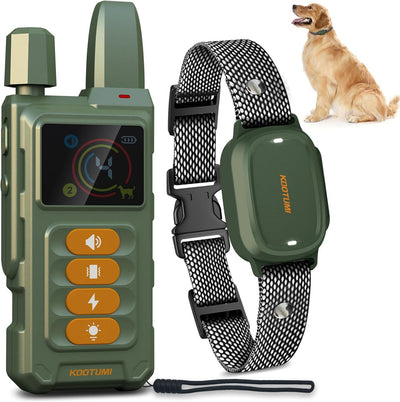 Collar entrenamiento perros control remoto IPX7 recargable
