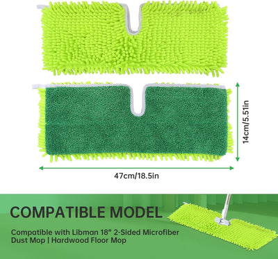 Almohadilla trapeador doble cara 18pulg para mopa Libman