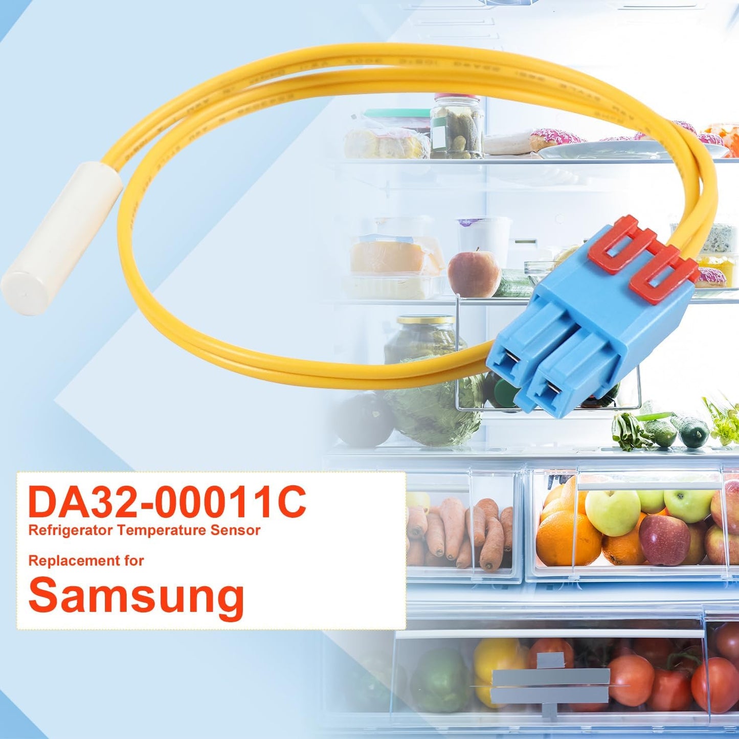 Repuesto sensor temperatura para refrigerador Samsung