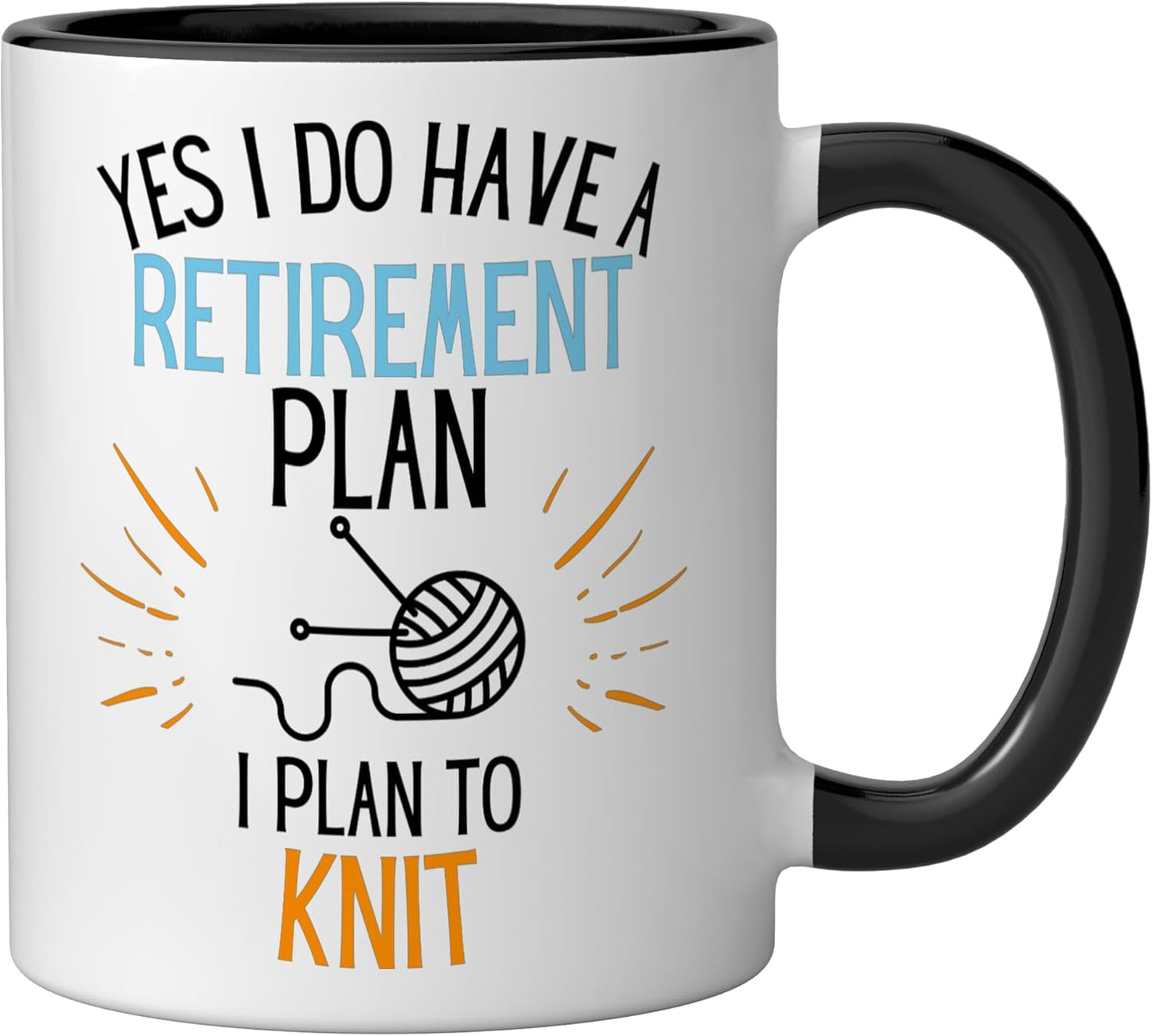 Taza cerámica para regalo de retiro para tejedoras retiradas