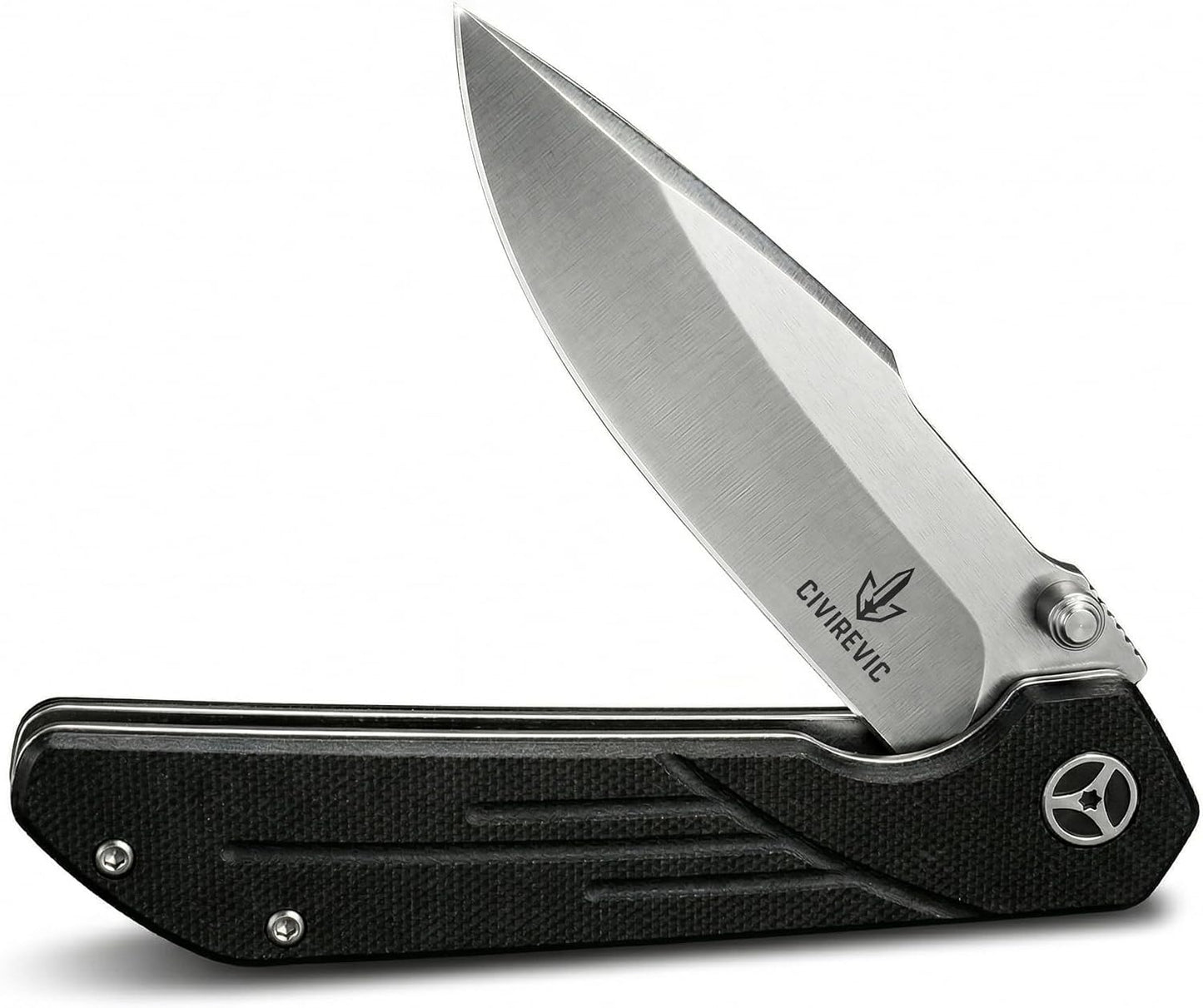 Cuchillo bolsillo plegable acero inox 3.15pulg mango G10 EDC