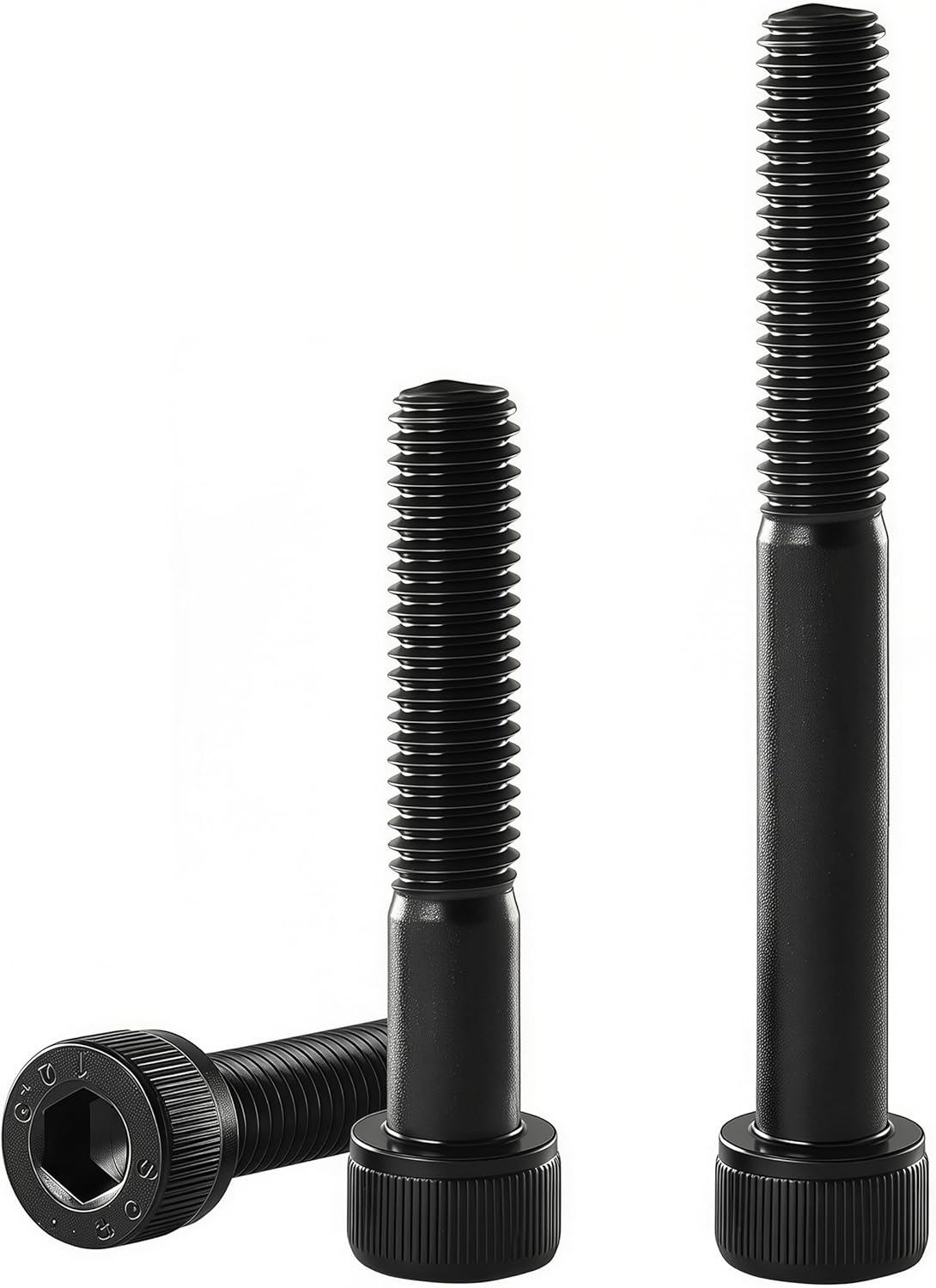 Tornillos M12 Allen acero grado 12.9 negro 5 Pzas