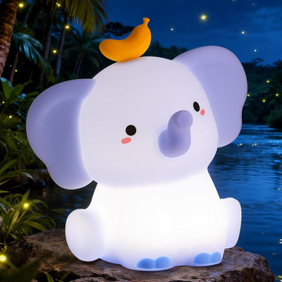 Luz Nocturna Silicona Caballo Táctil LED para Niños