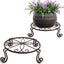 2 Soportes Hierro Forjado 12pulg Interior Exterior