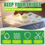 Forro lavable para refrigerador 8uds 11.8x17.7pulg
