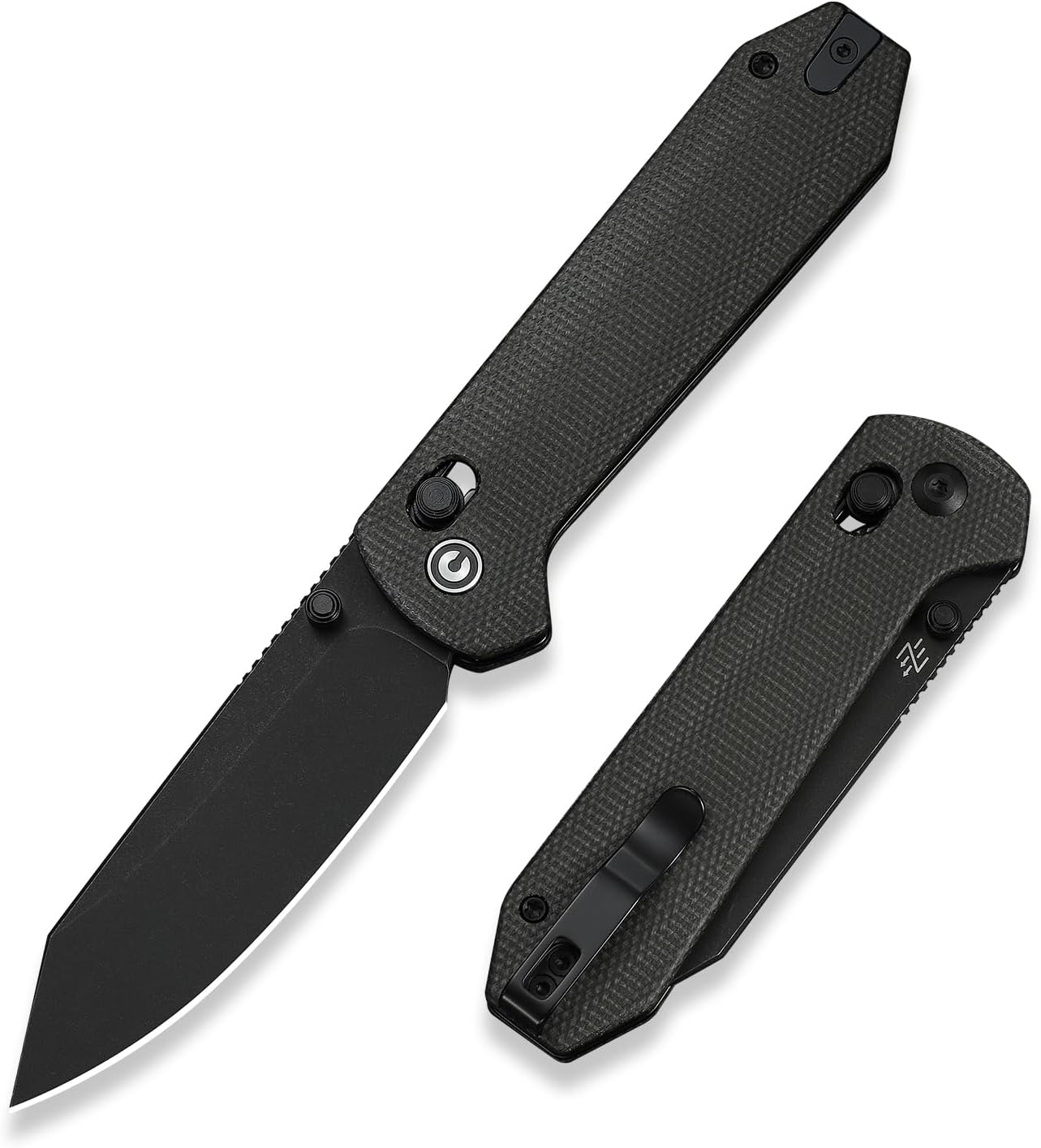Cuchillo plegable Yonder 14C28N Micarta para camping y hiking
