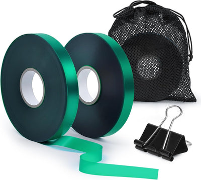 2 Rollos Cinta Adhesiva para Plantas 0.5pulg x 197pies Elástica Reutilizable