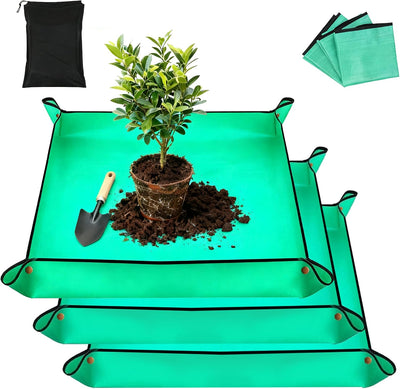 Tapete trasplante 26.8x26.8pulg impermeable 3 pzas