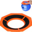 Soporte almohadilla lijado plástico ABS naranja