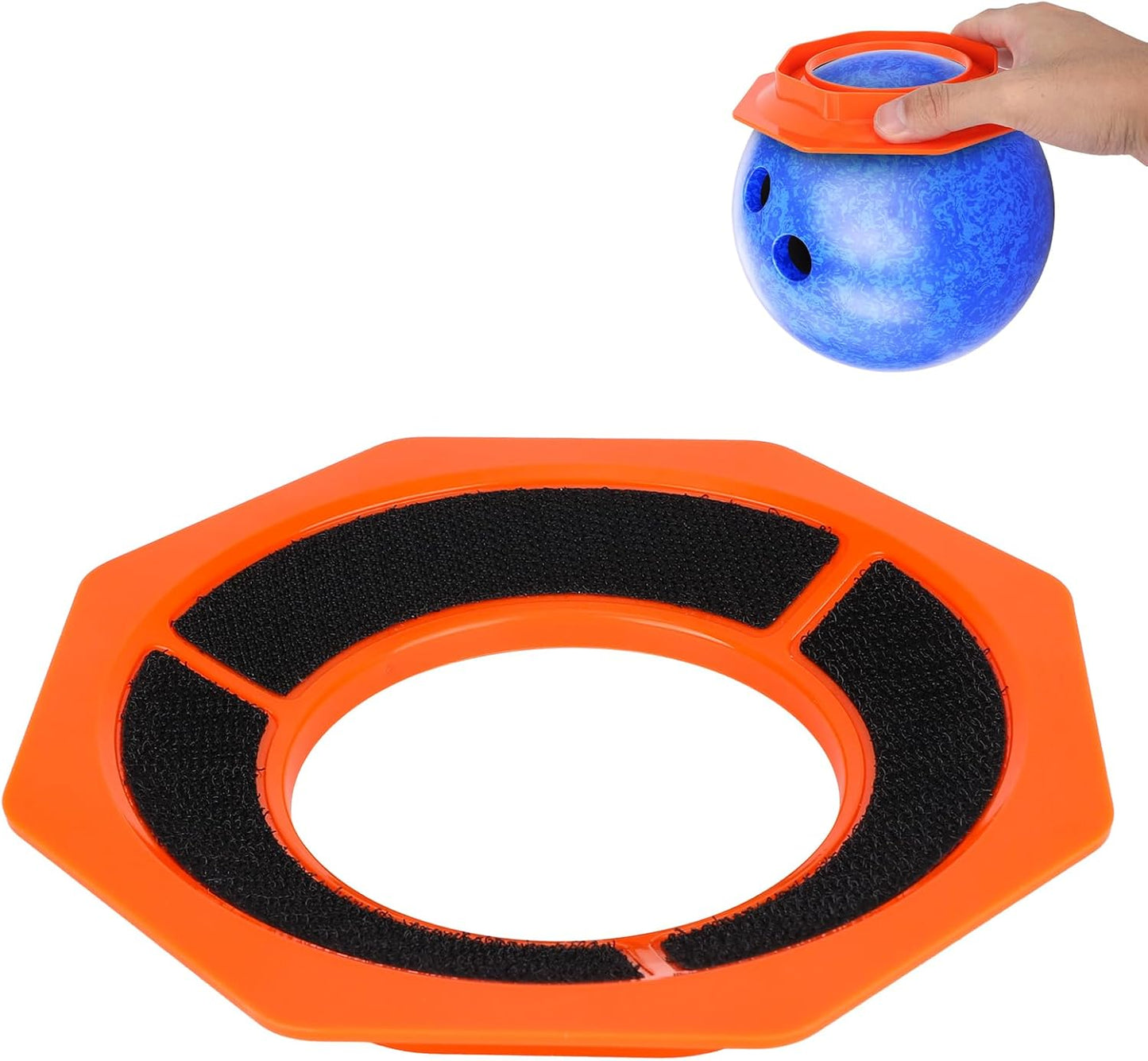 Soporte almohadilla lijado plástico ABS naranja