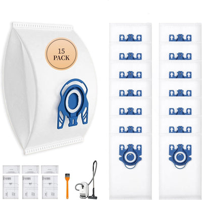 15 Pzas Filtros Airclean Repuesto para Miele C1/C2/C3 S2/S5/S8