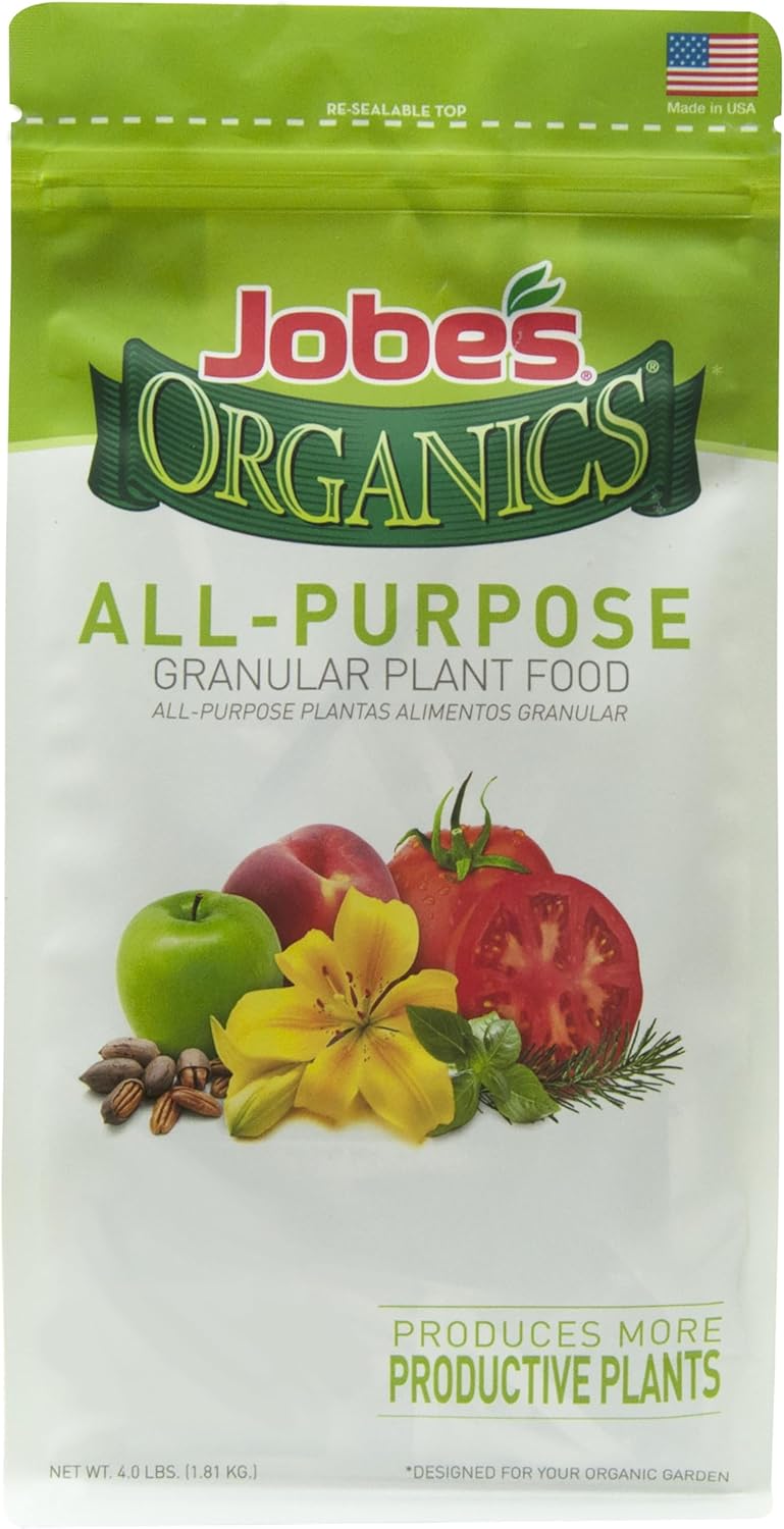 Fertilizante orgánico 4-4-4 granular para plantas