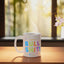 Taza de cerámica con mensaje humorístico para adultos