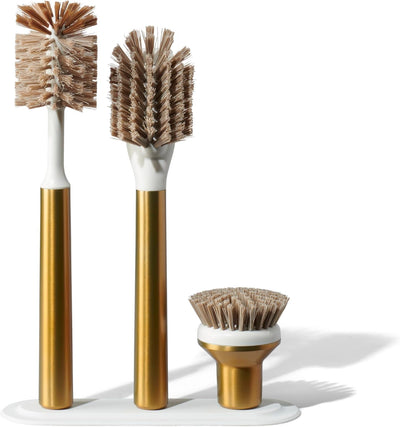 Juego cepillos iónicos acero inox cabezales reemplazables