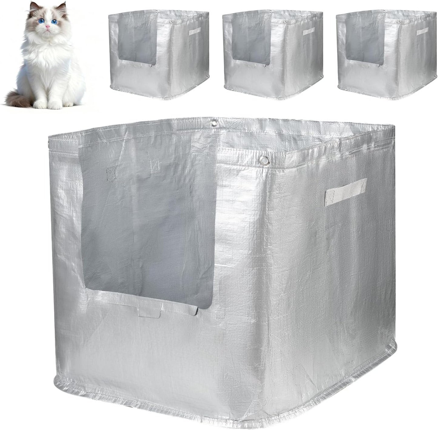 4 Forros Reutilizables Caja Arena D Modkat XL con Asas