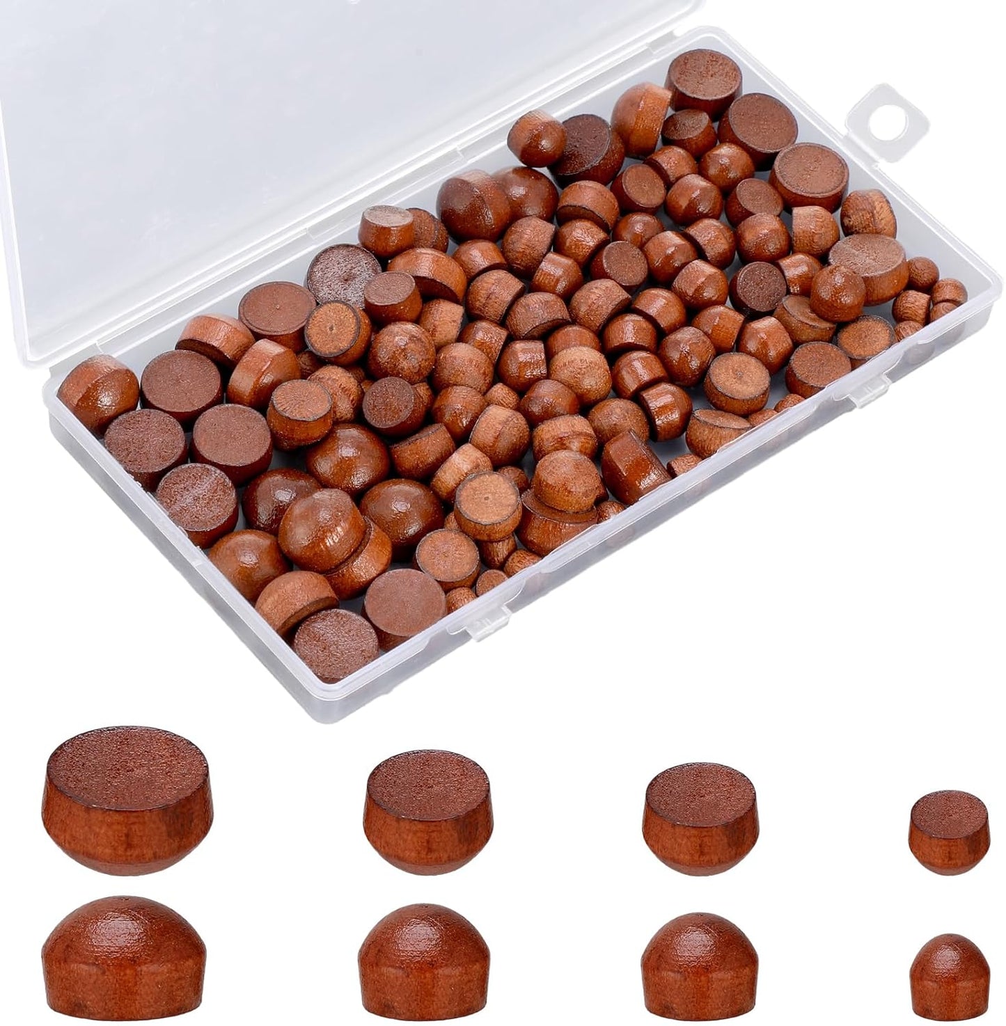 120 Tapones Madera 3/16-1/2pulg para Tubos de Bloqueo