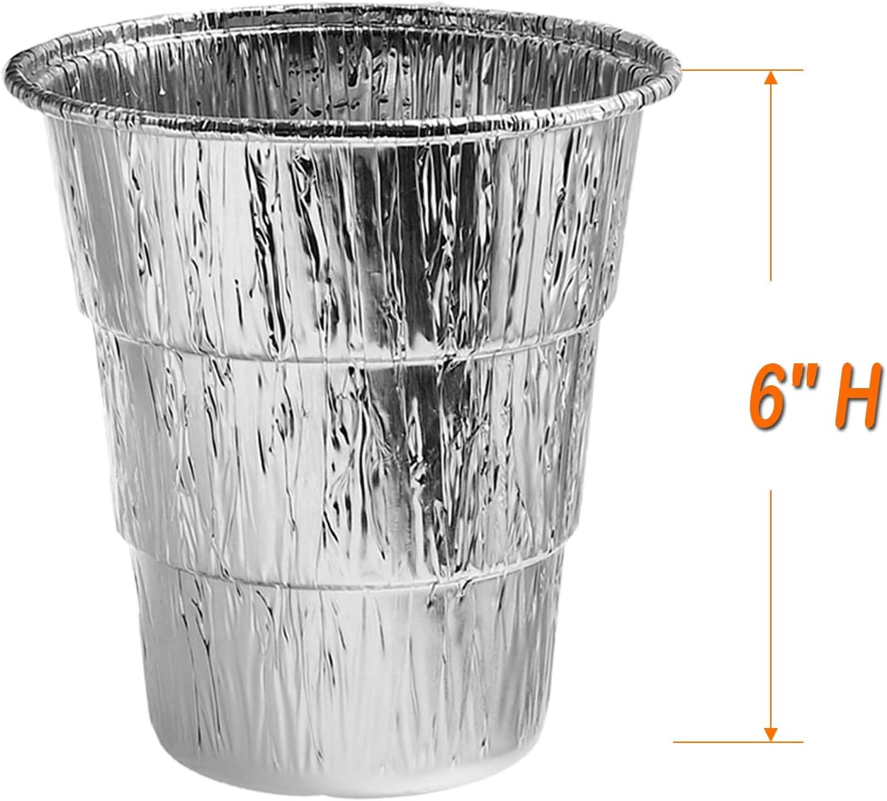 Revestimiento cubo grasa 6pulg comp Pit Boss Trae-ger aluminio