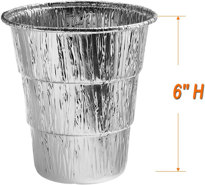 Revestimiento cubo grasa 6pulg comp Pit Boss Trae-ger aluminio