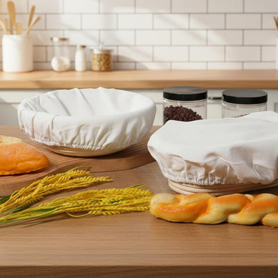 3 fundas tela reutilizables para tazones masa madre 8-11.5pulg