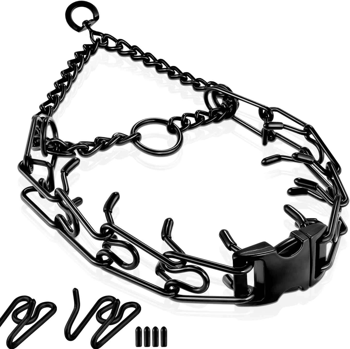 Collar perro ajustable hebilla rápida 18-23pulg