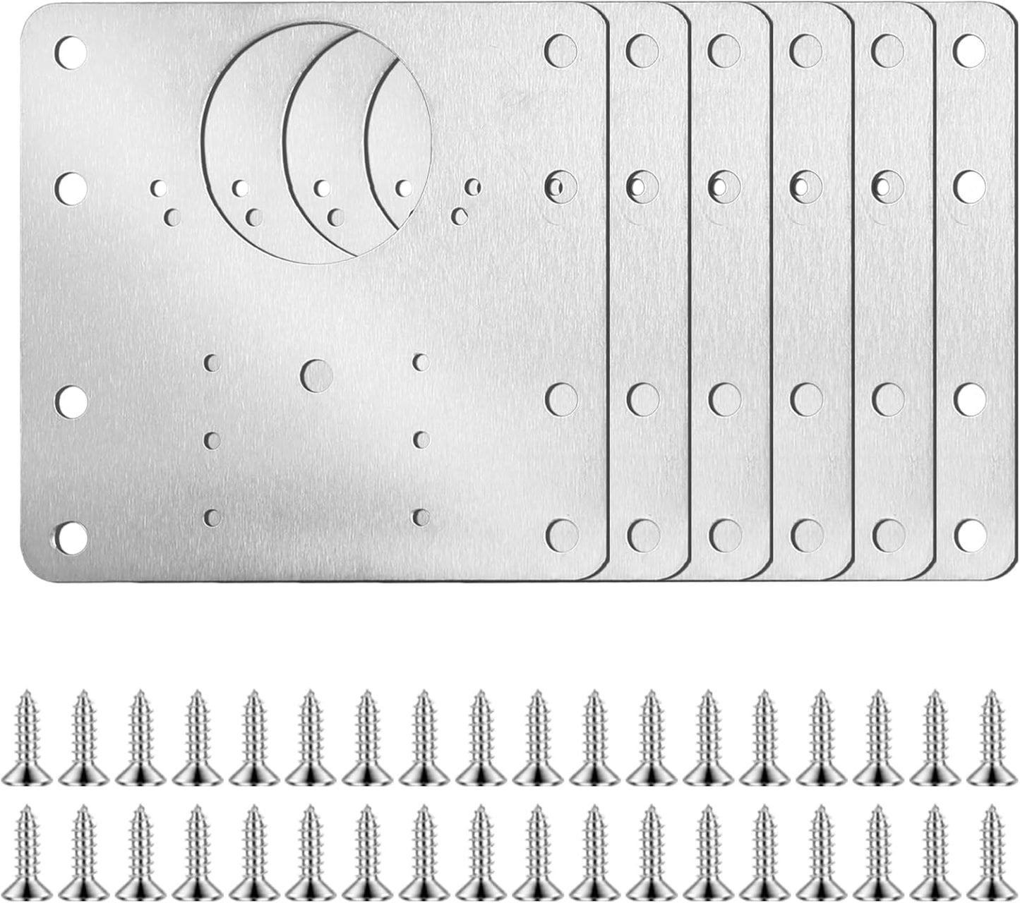 Kit reparación bisagras puerta acero inox con soporte