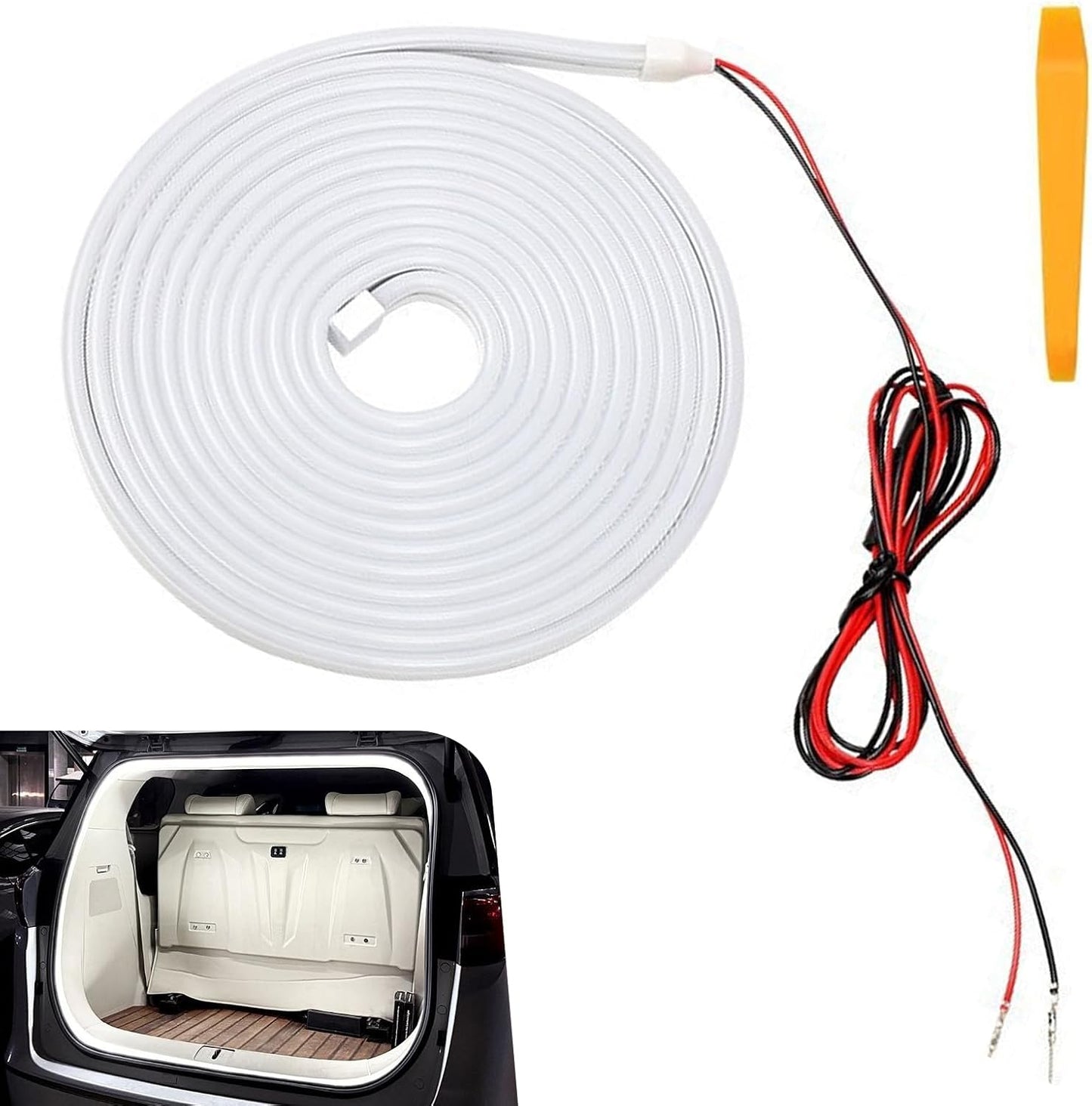 Tira Luz LED Automóvil Flexible 13.12pies Zona Carga Trasera