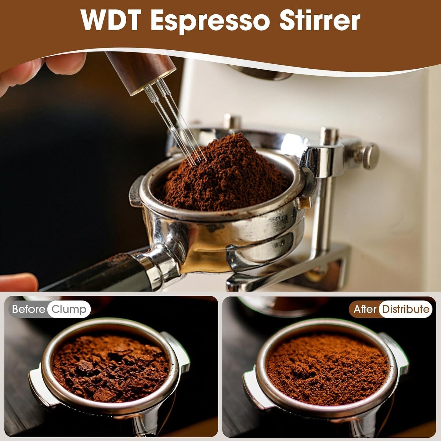 Kit manipulación espresso anillo dosificación 2.087pulg