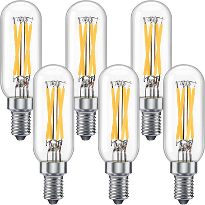Bombilla LED T6 E12 regulable 6W para candelabro y ventiladores