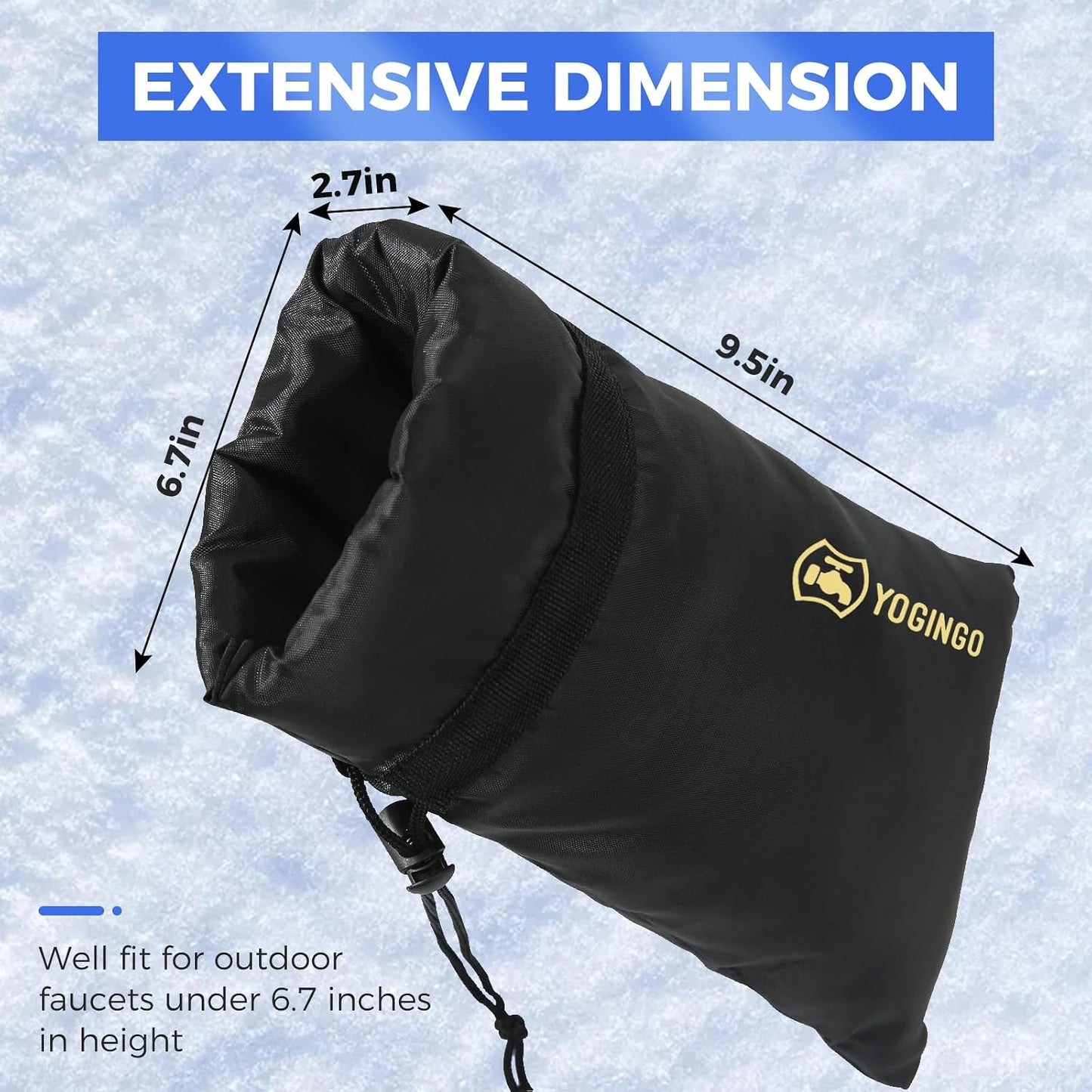 Fundas grifo invierno aisladas 6.7x9.5pulg set 3
