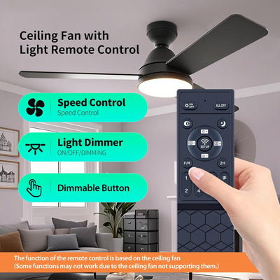 Control remoto para ventilador Ohniyou GLX100 52pulg con luces