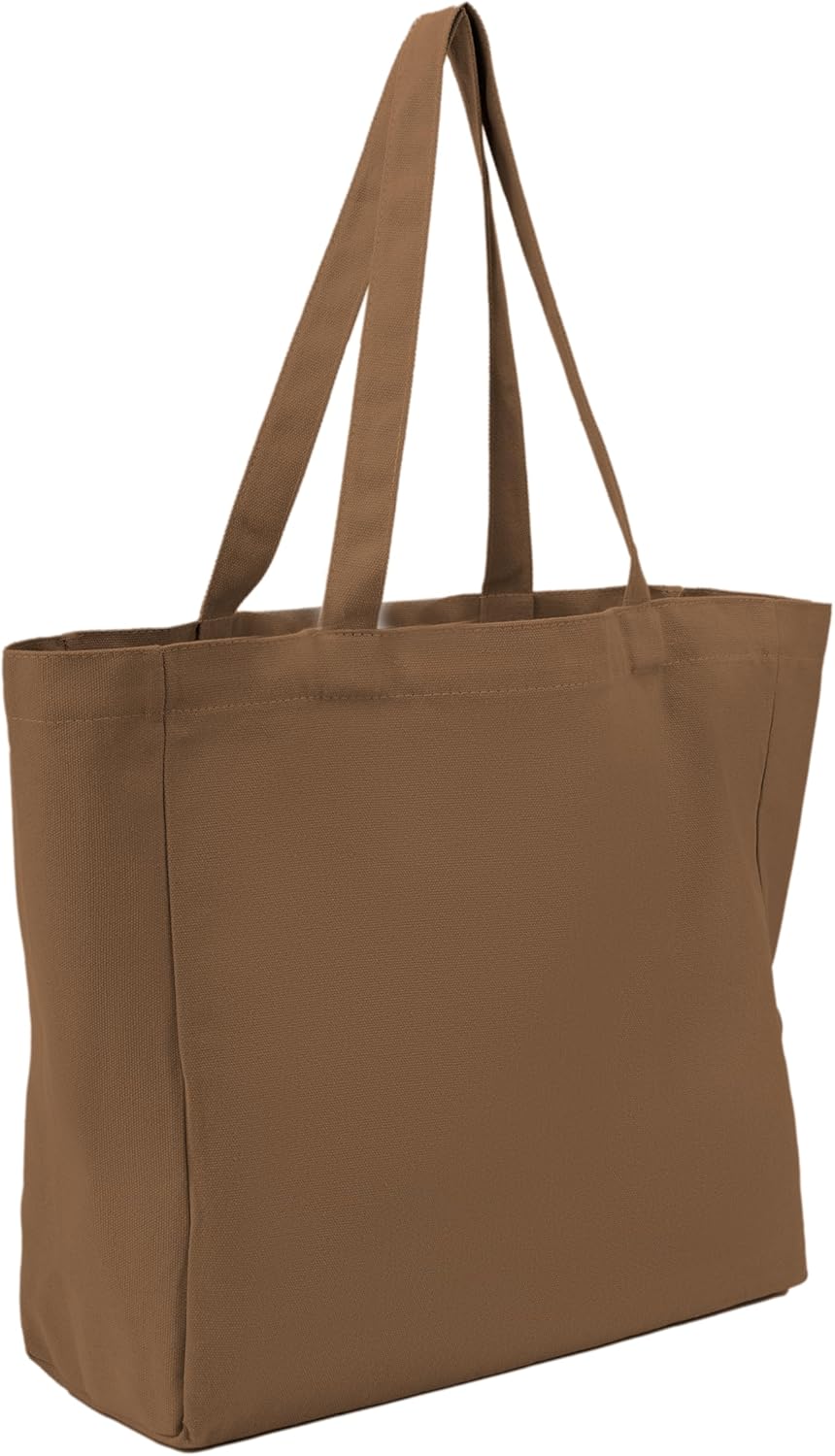 Bolsa de algodón asas blancas reutilizable para compras