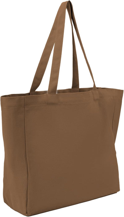 Bolsa de algodón asas blancas reutilizable para compras